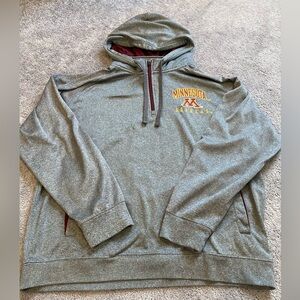 University of Minnesota Golden Gophers Mens XL 1/4 Zip Long Sleeve Sweatshirt